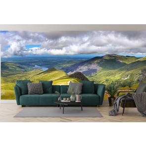 Mountain Panoramic Snowdonia Landscape Wallpaper Wall Mural