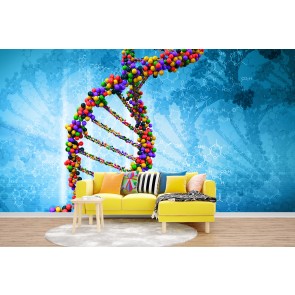 DNA Genes Science Wallpaper Wall Mural