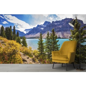 Mountain Lake Canada Landscape Wallpaper Wall Mural
