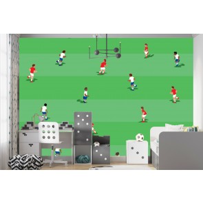 Football Match Wallpaper Wall Mural