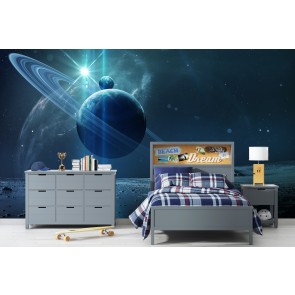 Alien Planet Space Background Wallpaper Wall Mural