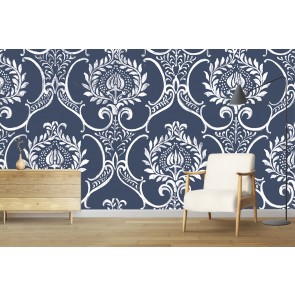Couture Noir Pattern Wall Mural by Emily Adams