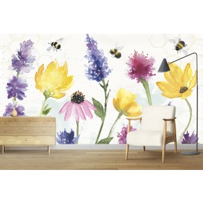 Bee Harmony I Wall Mural by Dina June