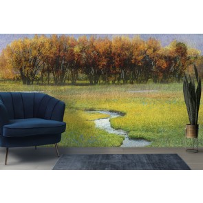 Flower Meadow Wall Mural by Chris Vest