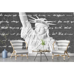 Statue Of Liberty Wall Mural by Richard Silver