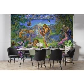 Orpheus Wall Mural by Josephine Wall