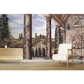 Villa Angelica Wall Mural by Karen Stene