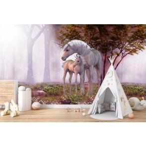 Magical Forest Unicorn Wall Mural