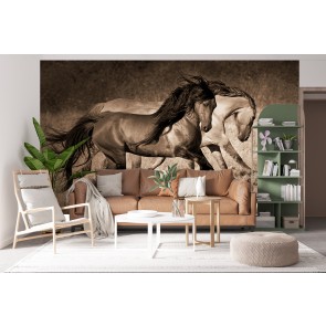 Like the Wind Wall Mural by Lisa Dearing