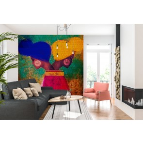 Easy Ease (Vibrant) Wall Mural by Erin K. Robinson