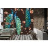 Cherry Blossom Peacock Wallpaper Wall Mural