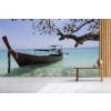 Thai Long-Tail Boat Wallpaper Wall Mural