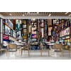 Times Square Illustration Wallpaper Wall Mural