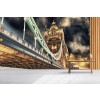 Tower Bridge Storm Wallpaper Wall Mural