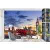 London Bus Wallpaper Wall Mural
