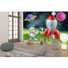 Astronaut Landing Wallpaper Wall Mural