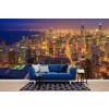 Glowing Chicago Wallpaper Wall Mural