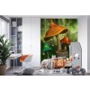 Magical Fairy Mushroom Wallpaper Wall Mural