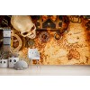 Pirate Treasure Map Wallpaper Wall Mural