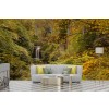 Green Forest Waterfall Wallpaper Wall Mural