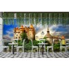 French Castle Wallpaper Wall Mural