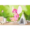 Pink Fairy Wallpaper Wall Mural