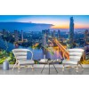 Bangkok Sunset Panorama Wallpaper Wall Mural