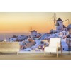 Santorini Sunset Wallpaper Wall Mural