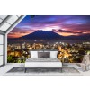 Kagoshima Volcano Sunset Wallpaper Wall Mural