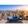 New York Sunset Wallpaper Wall Mural