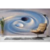 Sand Yin Yang Wallpaper Wall Mural