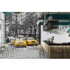 Yellow Taxi Cabs New York Wallpaper Wall Mural