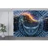 Digital Intelligence Technology Concept Wallpaper Wall Mural