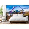 Newcastle City Skyline Millenium Bridge Wallpaper Wall Mural