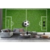 Football Grass Pitch Wallpaper Wall Mural