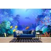 Under The Sea Blue Coral Fish Wallpaper Wall Mural