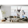 Winter Reindeer Wallpaper Wall Mural