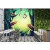 To The Enchanted Wood Alice In Wonderland Wallpaper Wall Mural