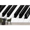 Piano Keys Music Wallpaper Wall Mural