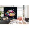 Colourful Lips Wall Mural by Balázs Solti