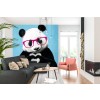 Panda Heart Wall Mural by Coco de Paris