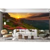 Carpathian Mountain Sunset Wall Mural by Mike Remeniuk