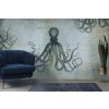Octopus Wall Mural by Andrea Haase