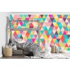 Colourful Geometry Wall Mural by Blue Banana