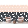 Random Geo Dots & Dashes Wall Mural by Blue Banana