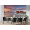 Beach Sunset Wall Mural by Claire Carter