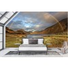 Rainbow at Sunset Over Wasdale Wall Mural by Martin Brian Lawrence