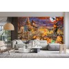 Halloween Spooky Pumpkins Wall Mural by Adrian Chesterman