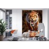 Sabertooth Wall Mural by Jerry Lofaro