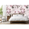 Pretty Pink Flowers Wall Mural by Uta Naumann